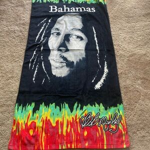 Colorful Bob Marley Bahamas Beach Towel New
